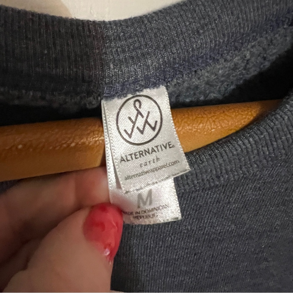 Alternative Land Grant Brewery Gray Crewneck Sweatshirt M - Picture 3 of 7
